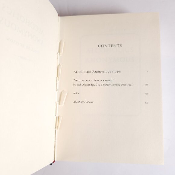Alcoholics Anonymous Deluxe Edition 75th Anniversary Keepsake Volume Hardcover - Picture 10 of 14